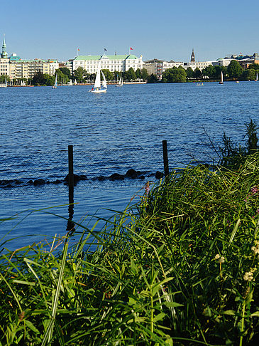 Blick nach Osten von der Außenalster