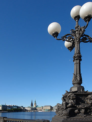 Laterne und Binnenalster Foto 