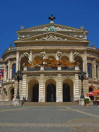 Alte Oper mit Opernplatz Foto 