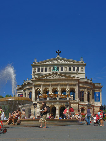 Alte Oper mit Opernplatz Foto 