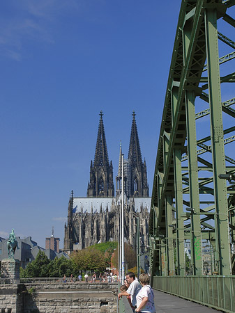 Fotos Hohenzollernbrücke beim Kölner Dom