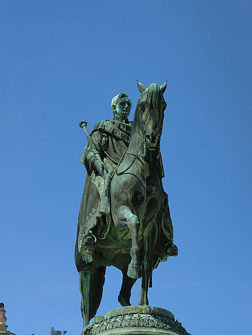 König-Johann-Statue Foto 