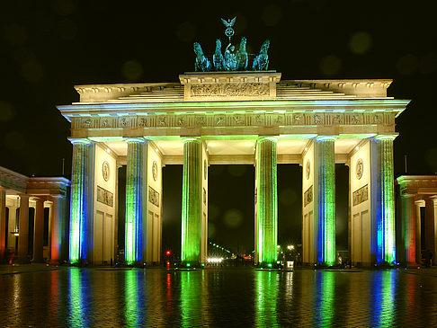 Foto Brandenburger Tor bei Nacht - Berlin