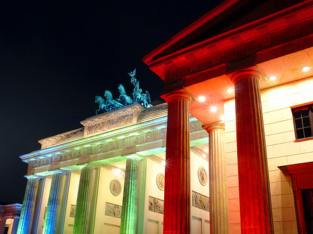 Foto Brandenburger Tor bei Nacht - Berlin