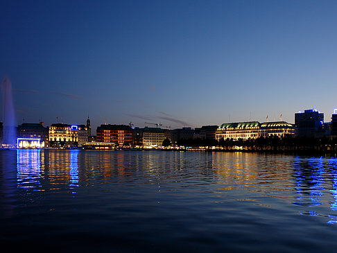 Fotos Binnenalster am Abend | Hamburg