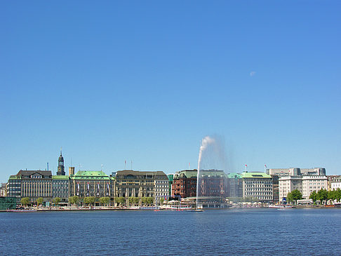 Foto Fontäne auf der Binnenalster