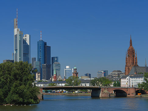 Skyline von Frankfurt Fotos