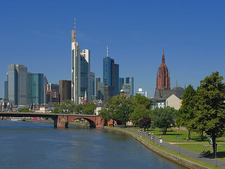 Foto Skyline von Frankfurt