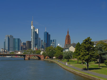 Foto Skyline von Frankfurt - Frankfurt am Main