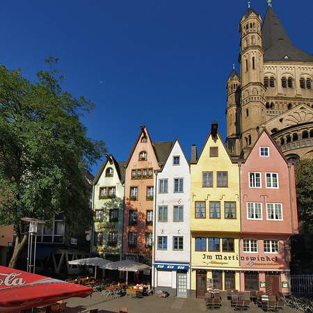 Foto Groß St Martin hinter Fischmarkt