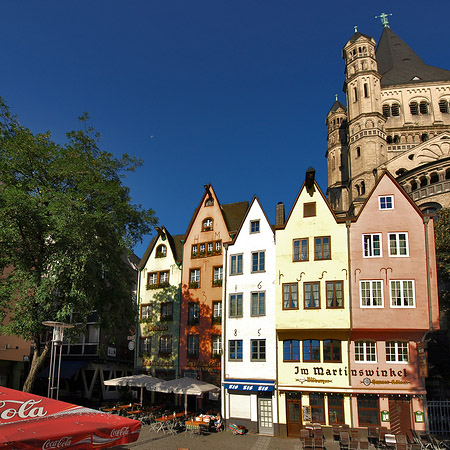 Groß St Martin hinter Fischmarkt Foto 