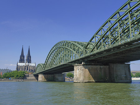 Hohenzollernbrücke am Kölner Dom