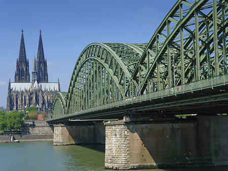 Hohenzollernbrücke beim Kölner Dom