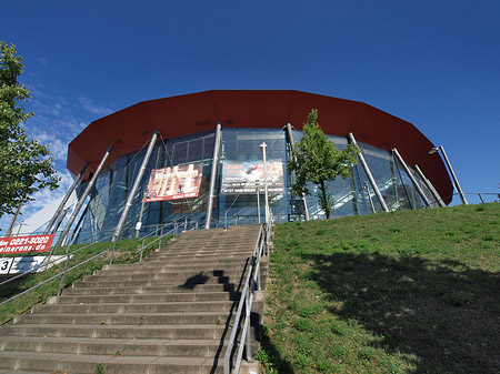 Kölnarena auf der Treppe Foto 