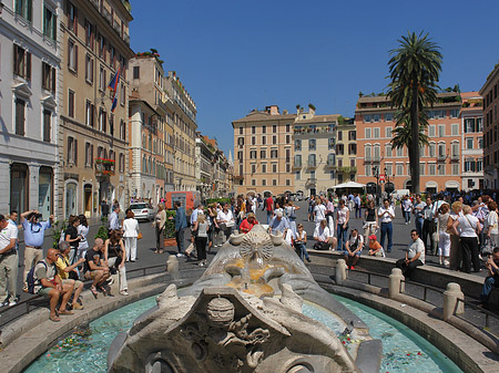 Fotos Barcaccia Brunnen | Rom