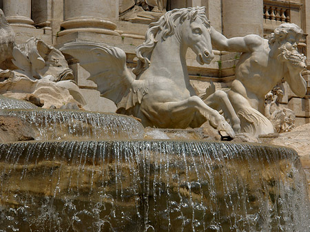 Foto Statuen am Trevibrunnen