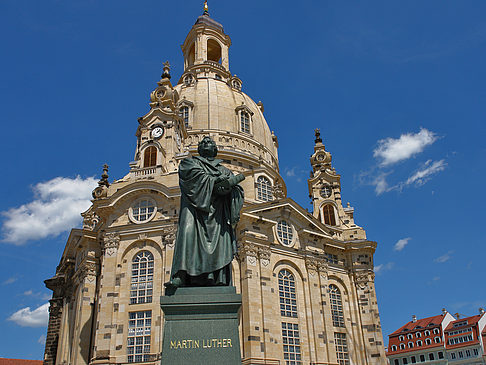 Foto Frauenkirche und Lutherdenkmal