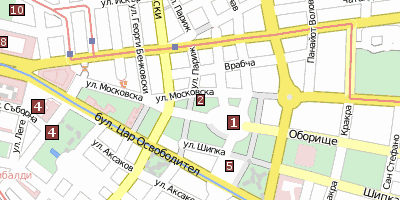 Stadtplan Sweta Sofia (Sofia)